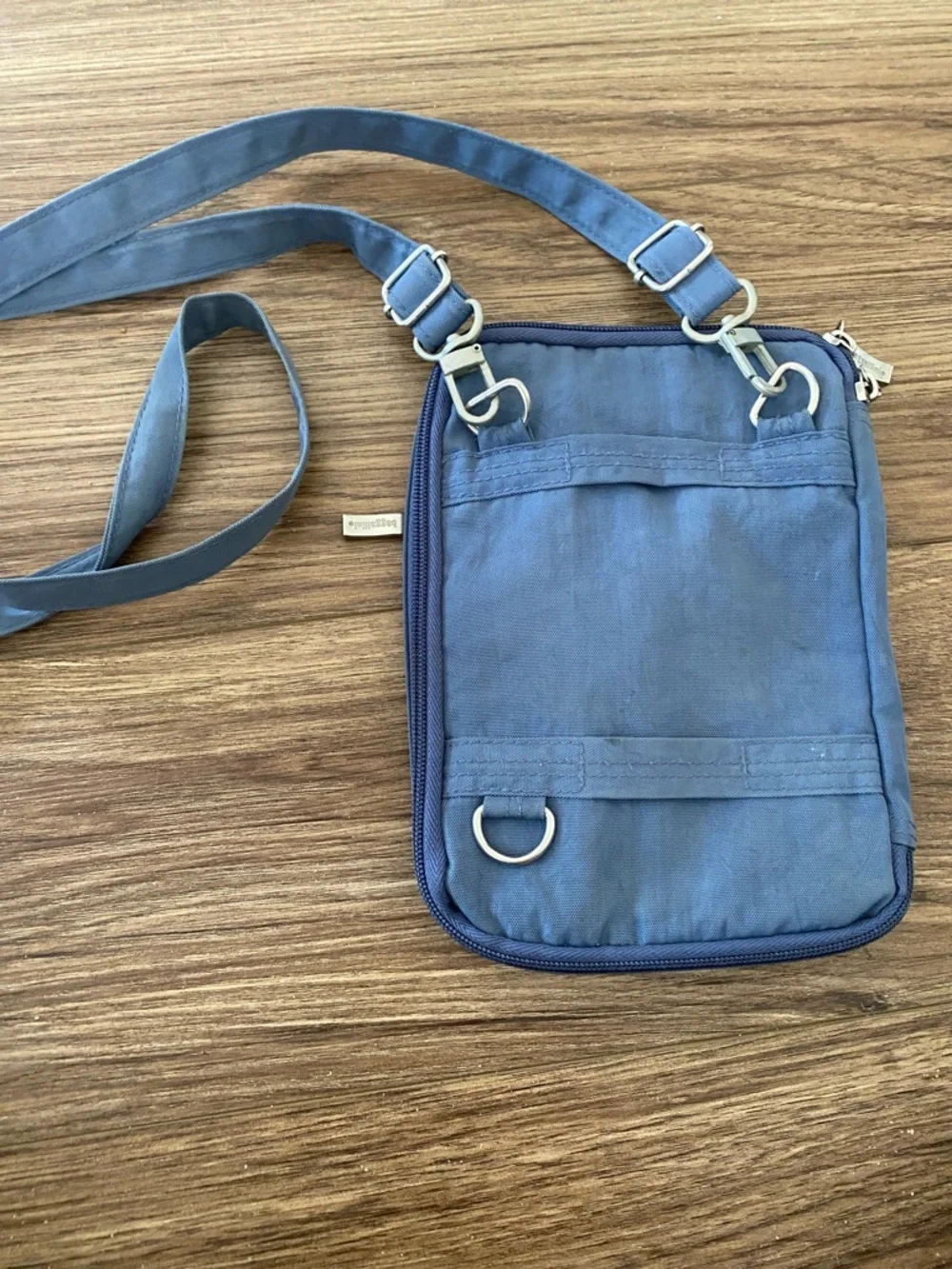 Baggallini Slate Blue Crossbody wallet Messenger Bag
